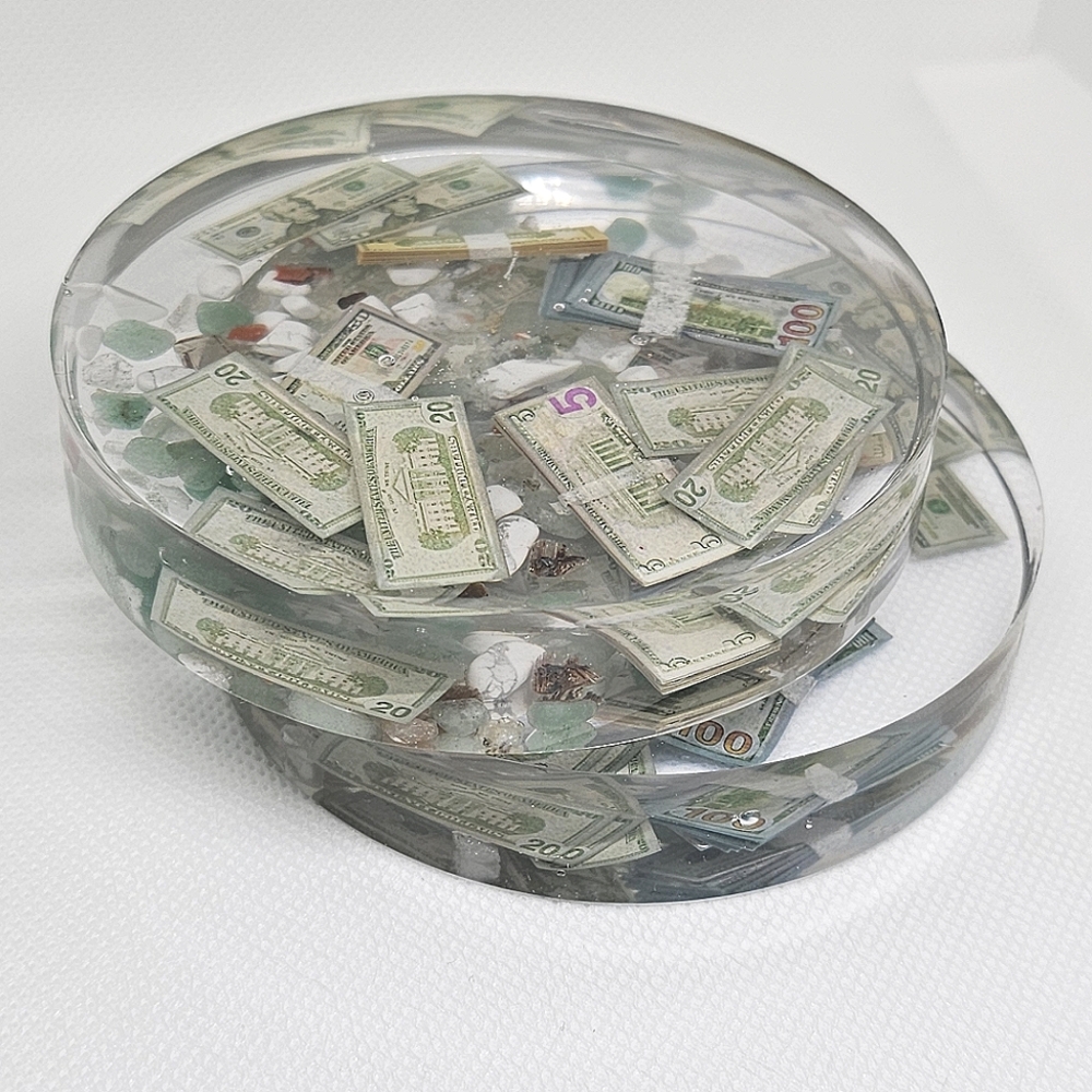 "Money on the Rocks" Coaster set  💶
